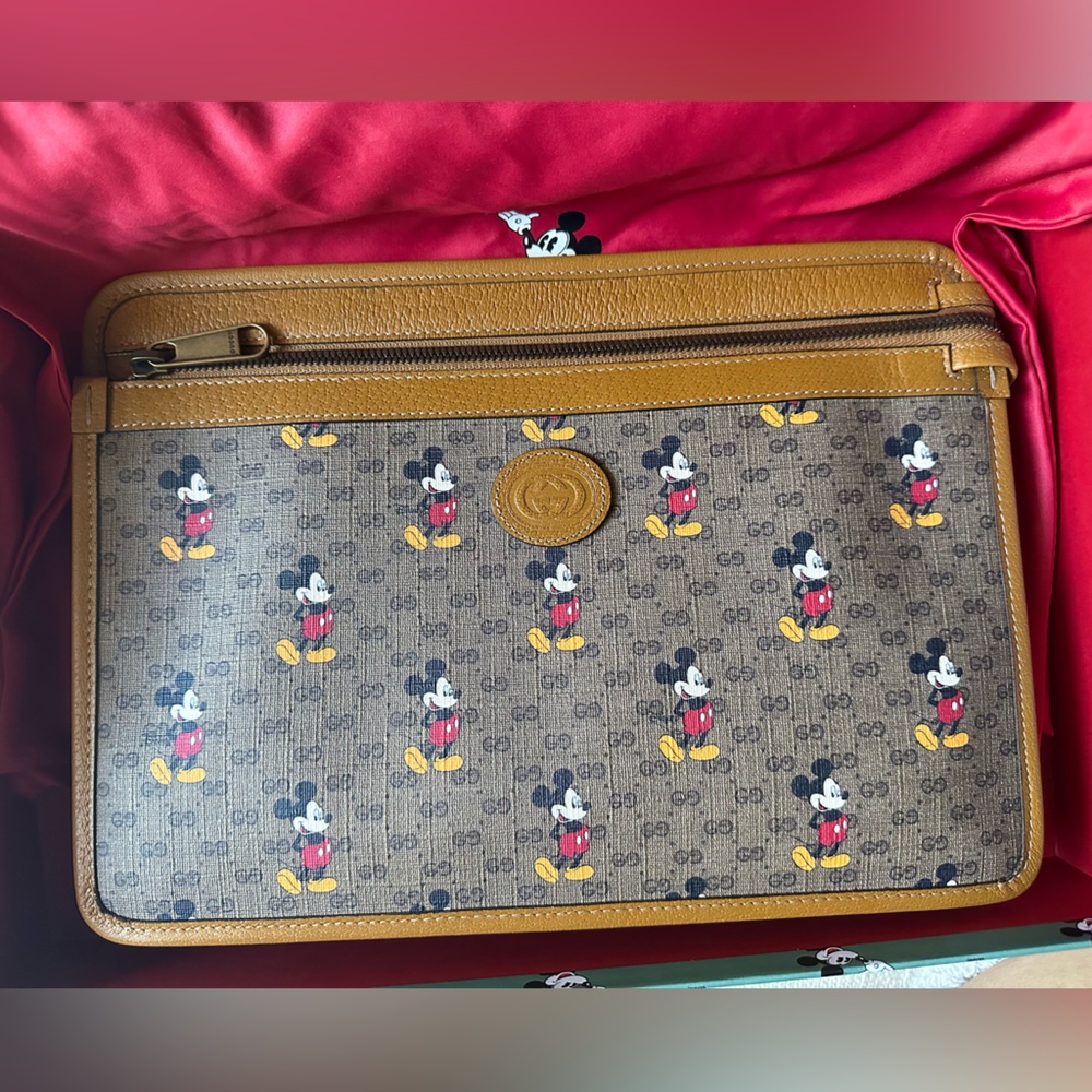 Brand New Gucci Mickey Mouse Pouch